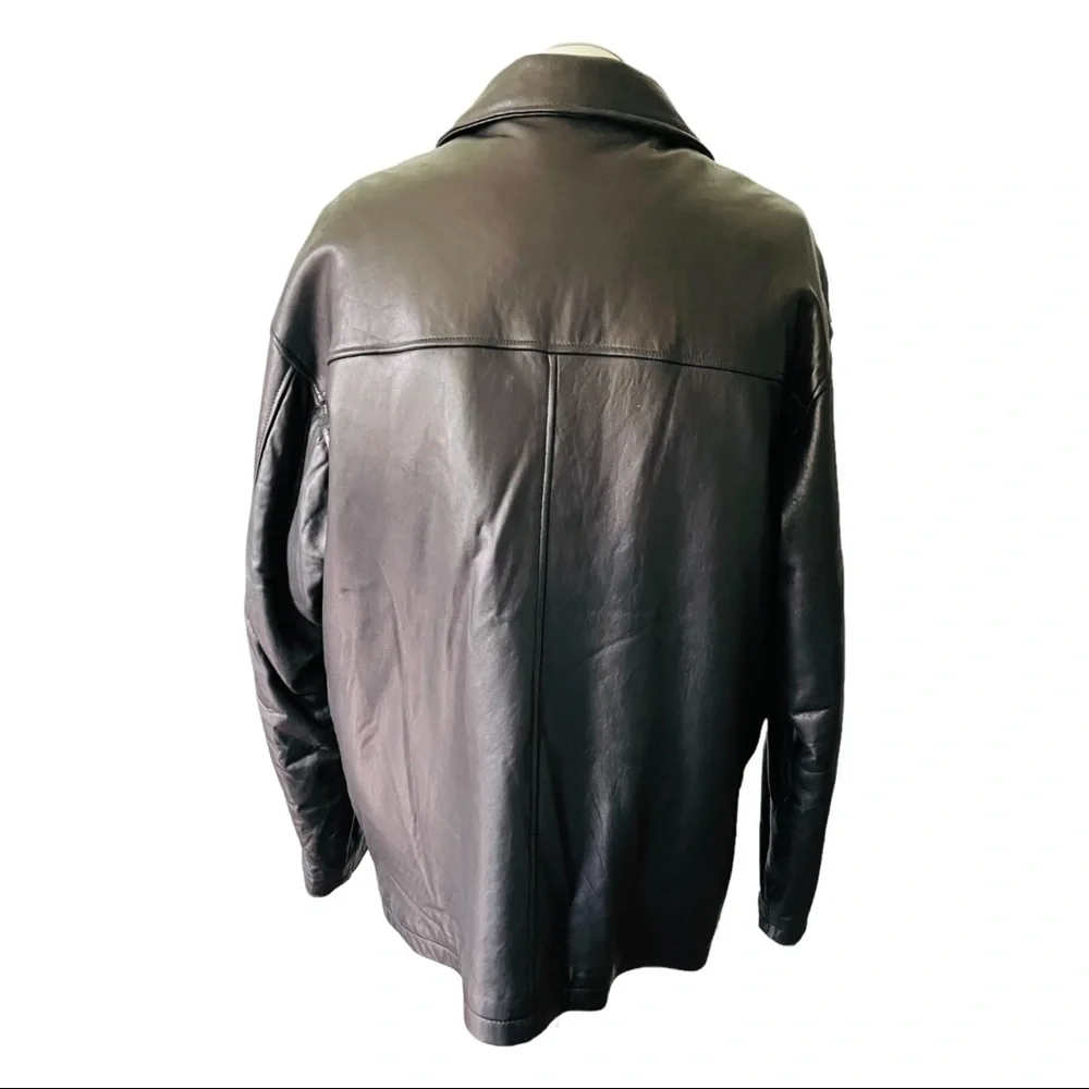 MARK NEW YORK Black Leather  Jacket Size Small